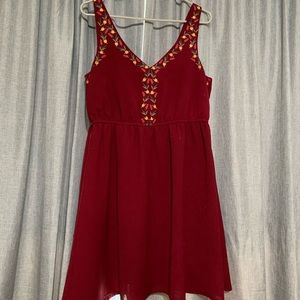 Maroon dress